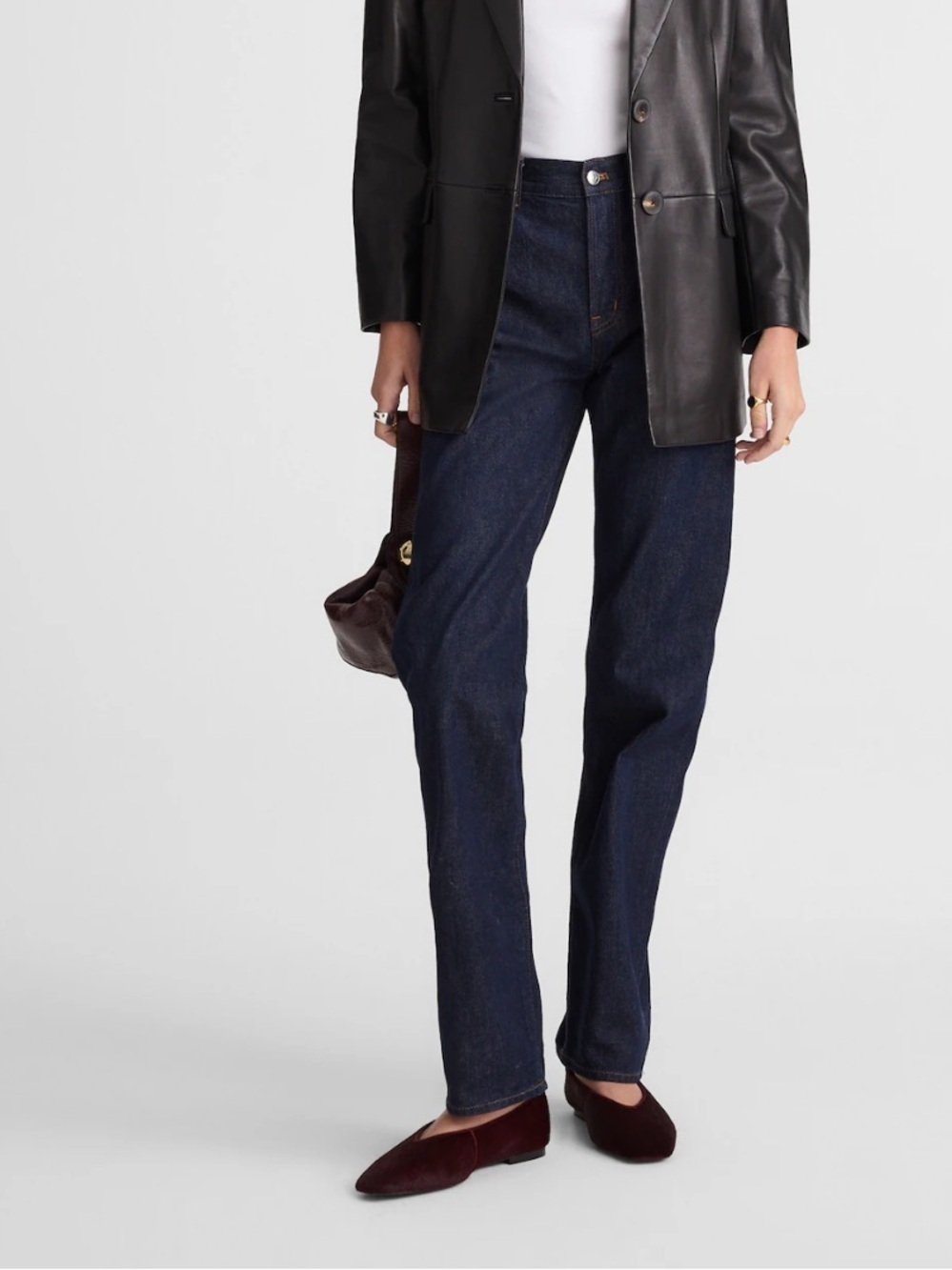 NWOT j crew rinse wash The Longline Straight Jean